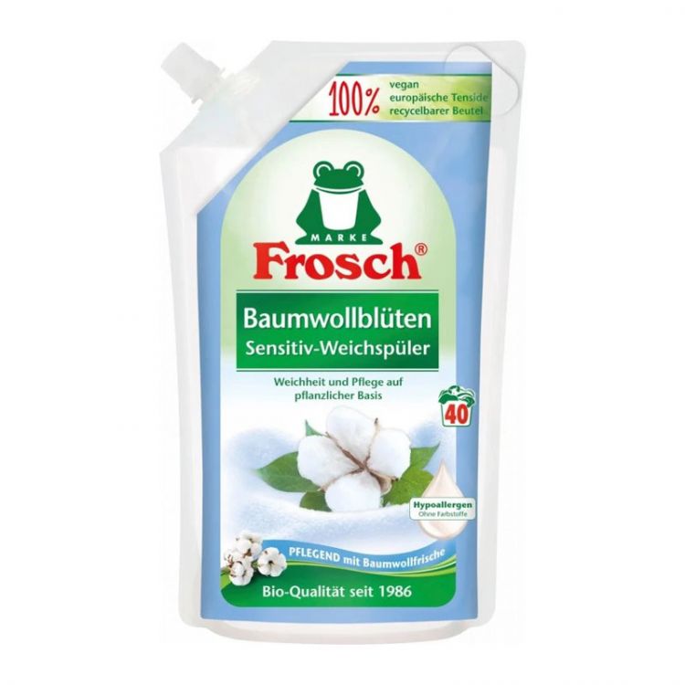 Frosch Aviváž sensitive bavlnené kvety 1L (40 praní)