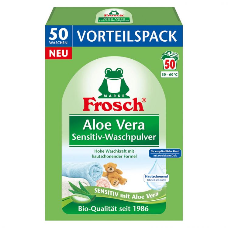 Frosch prací prášok sensitive aloe vera 3,3kg (50 praní)