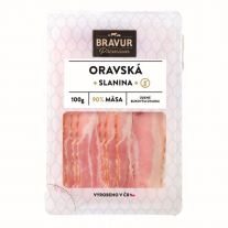 Bravur Oravská slanina plátky 100g