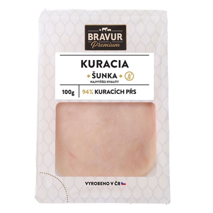 Bravur Kuracia šunka najvyššej kvality 100g
