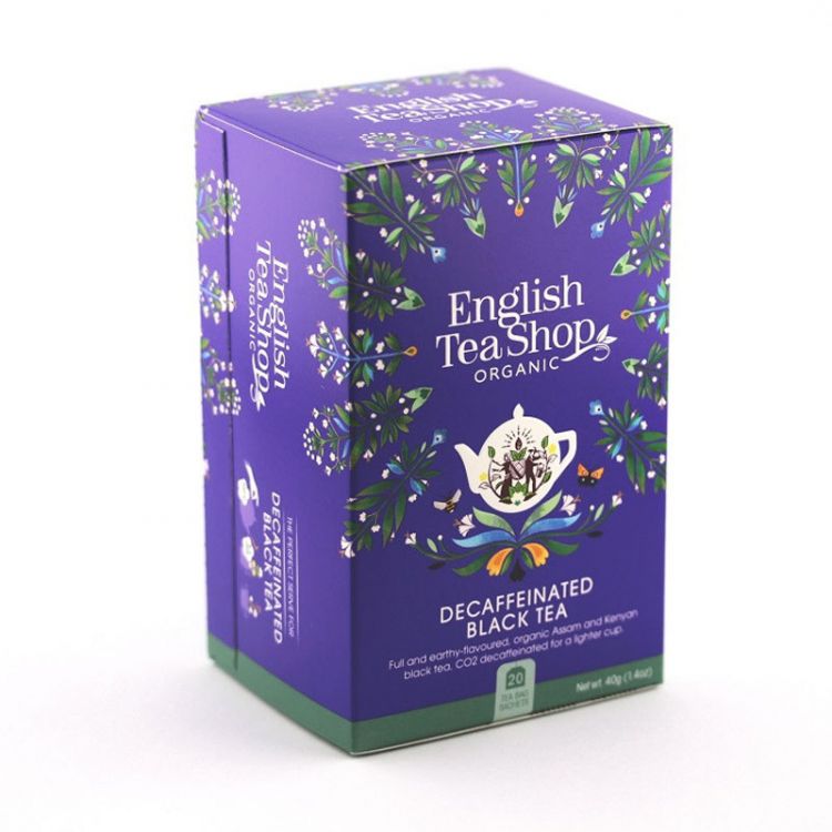 English Tea Shop BIO Čierny čaj bez kofeínu English Tea porciovaný 40g