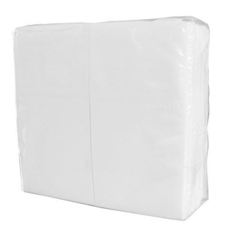 Obrúsky biele 1 vrstv. 33x33, 135gr/70ks/bal