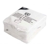 Obrúsky biele, 1 vrstv. 33x33  100ks/bal