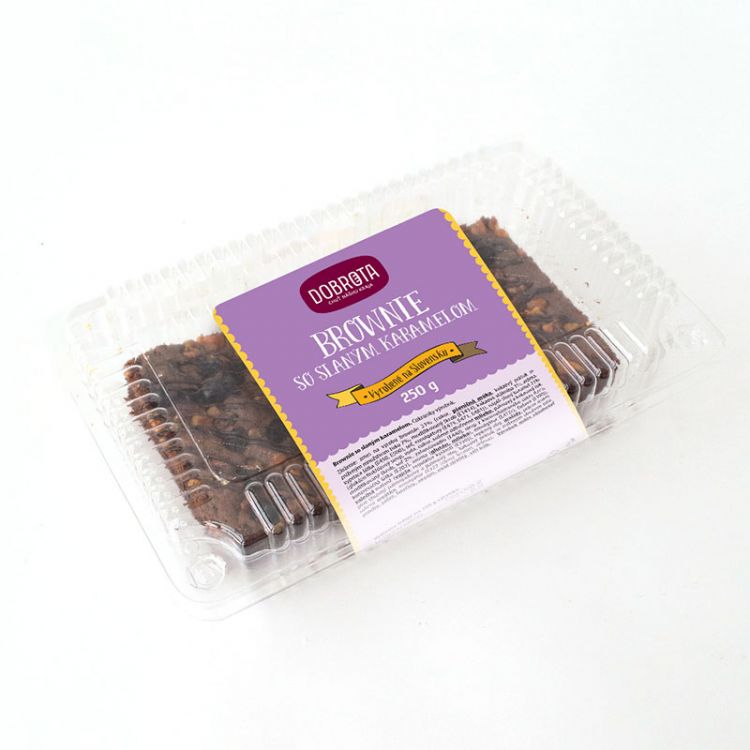 DOBROTA Brownie so slaným karamelom 250g