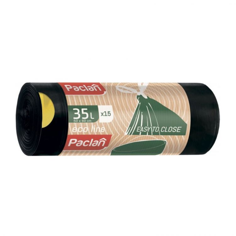 Paclan Vrecia do koša zaťahovacie ECO 35L-15ks