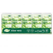 Tento Family Sensitive Aloe Vera hygienické vreckovky 3 vrstvové 10 x 10 ks