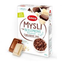 Emco Mysli bezlepkové čokoládové duo 340g
