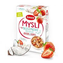 Emco Mysli bezlepkové jahoda a kokos 340g