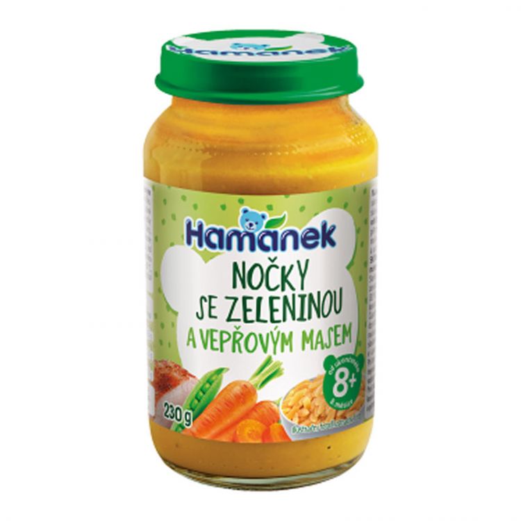 Hamánek Rezance so zeleninou a bravčovým mäsom 230 g