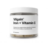 Vilgain Železo + Vitamín C 90 kapsúl