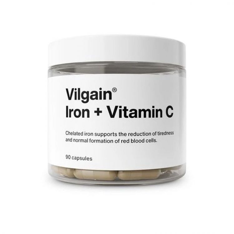 Vilgain Železo + Vitamín C 90 kapsúl