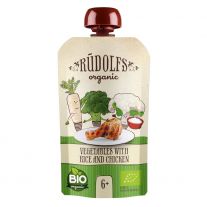 Rudolfs BIO Pyré Zelenina, Šošovica s Morčacím mäsom 110g