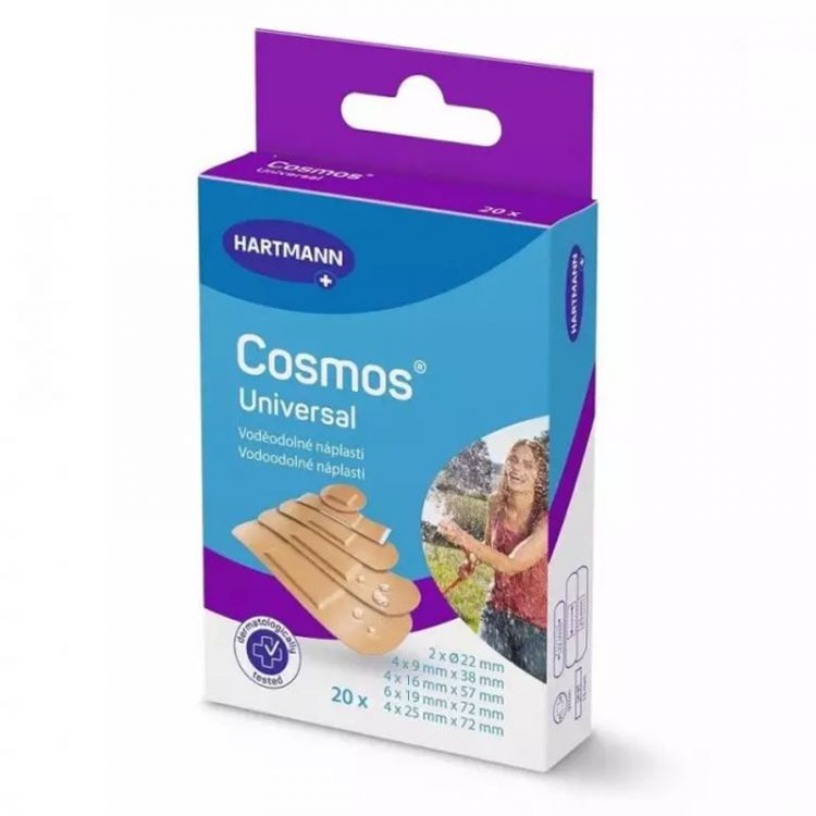 Cosmos Vodeodolná Pružná náplasť  5 veľkostí 20ks