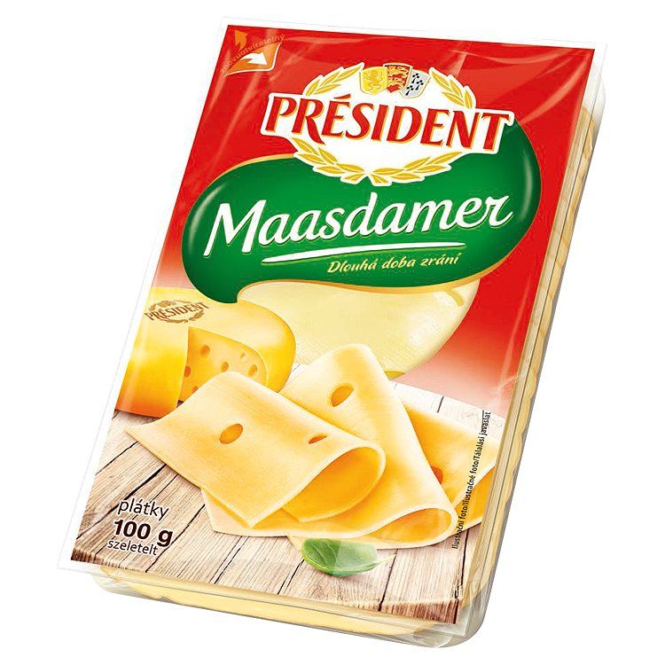 Président Maasdamer plátky 100 g