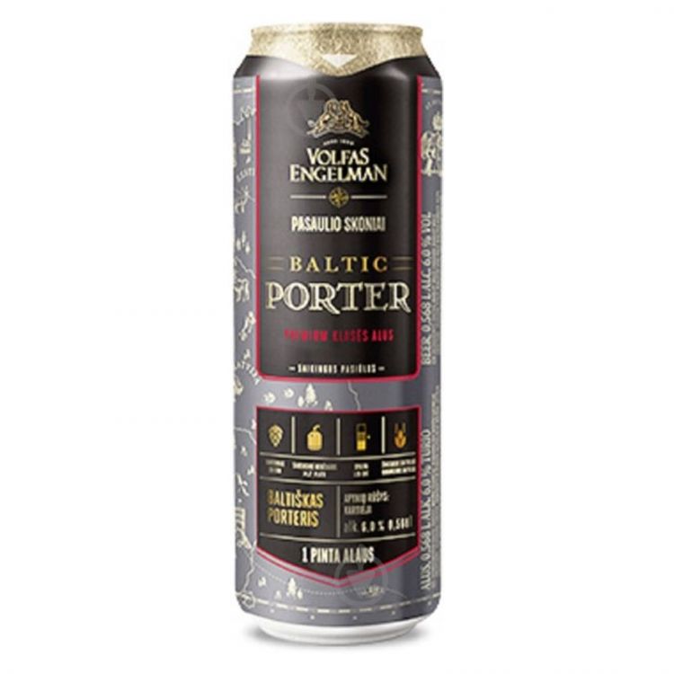 Volfas Engelman Baltic Porter 6,0% alc. 0,568l