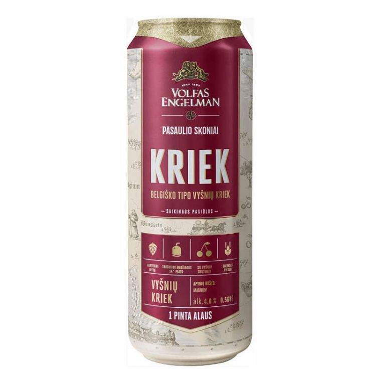 Volfas Engelman Kriek 4,0% alc. 0,568l