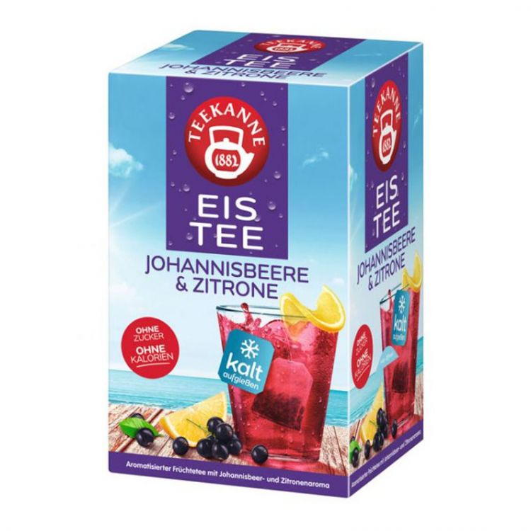TEEKANNE Eistee Čierna ríbezľa&citrón 45g