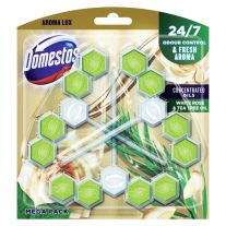 Domestos toilet freshener 3x55 g Aroma Lux White Rose & Tea Tree Oil