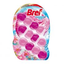 Bref toilet freshener gel 3x42 g Brilliant Allin1 Spring Rain