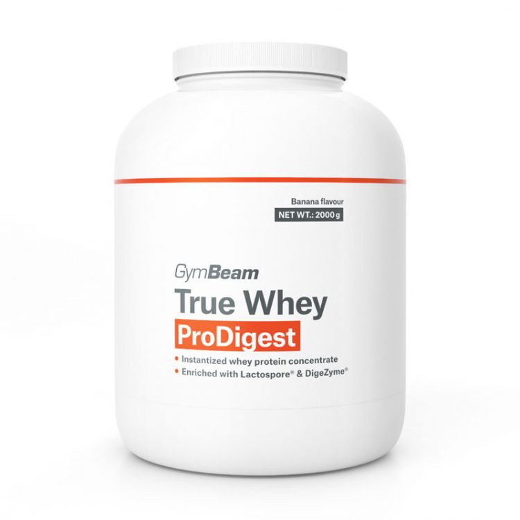 GymBeam True Whey ProDigest banán 2000 g