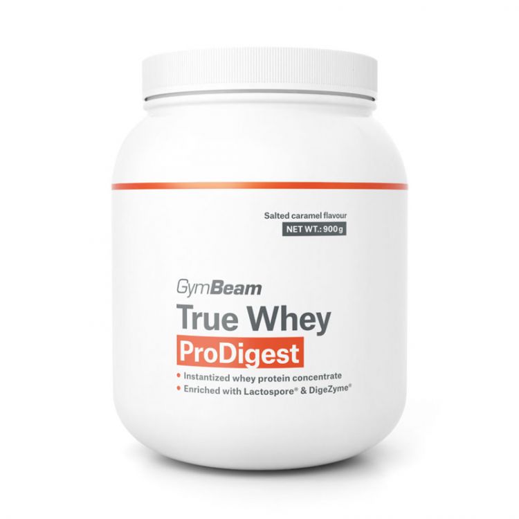 GymBeam True Whey ProDigest slaný karamel 2000 g