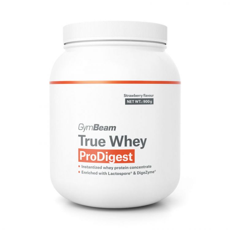 GymBeam True Whey ProDigest jahoda 2000 g