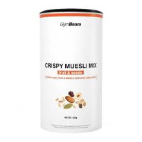 GymBeam Crispy Muesli Mix ovocie a semienka 420 g