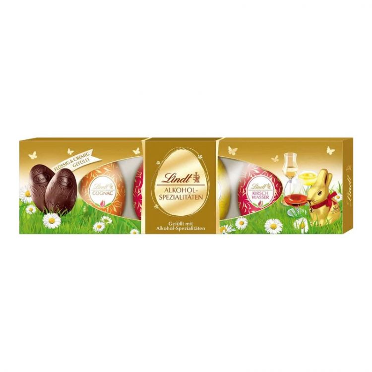 Lindt Vajíčka s alkoholom mix 108g