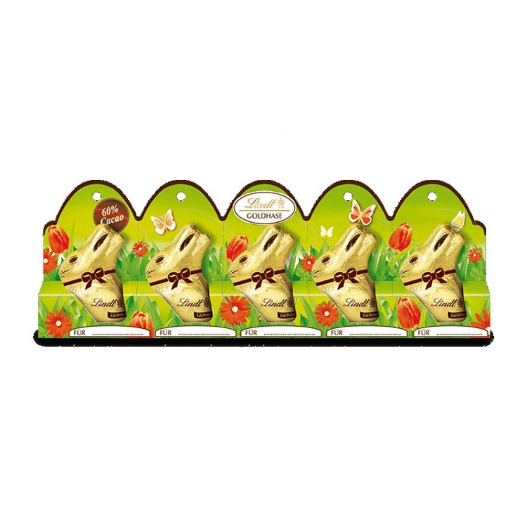 Lindt Zlatý zajačik mliečny Mini 5x10g