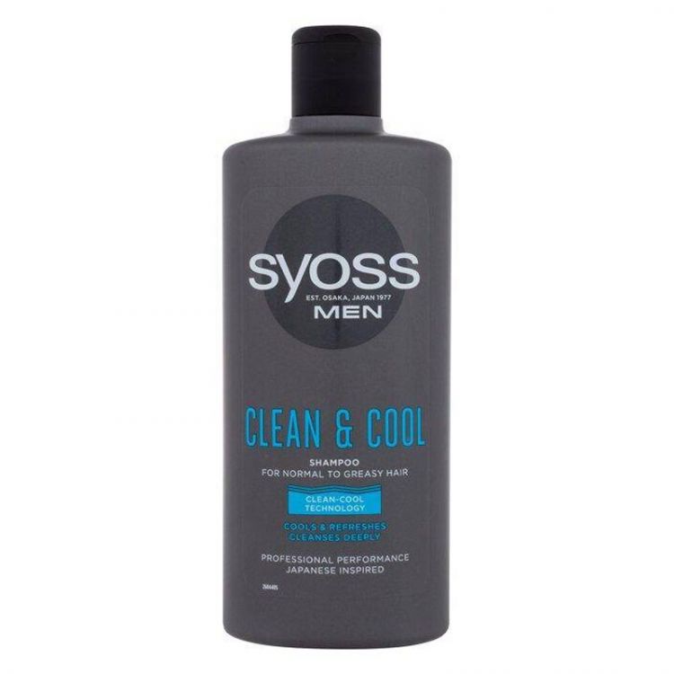 Syoss Men - Shampoo - Clean & Cool - 440ml
