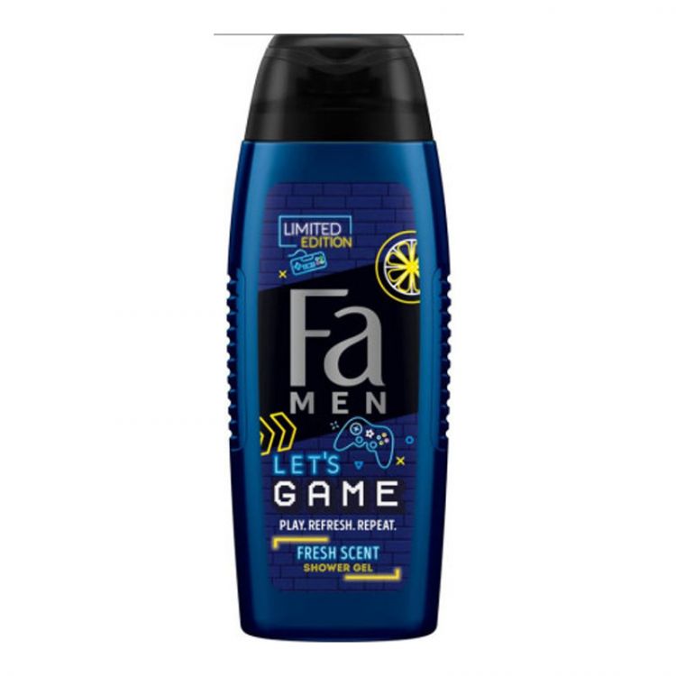 Fa Shower Gel & Shampoo MEN - Let's Game Fresh Scent 2in1 - 250ml