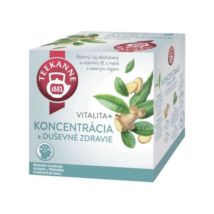 TEEKANNE Vitalita + Koncentrácia a Duševné zdravie