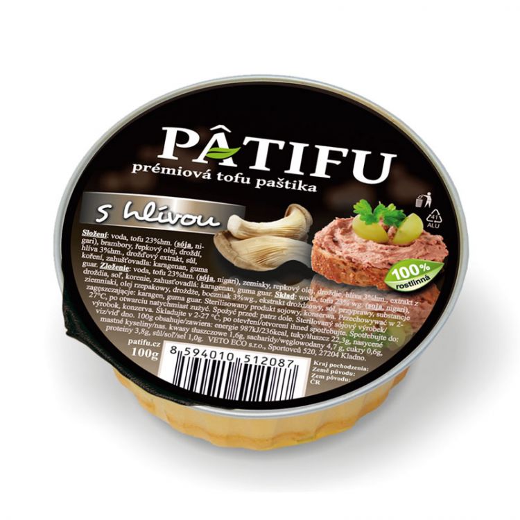 VETO ECO Paštéta tofu  s hlivou 100g