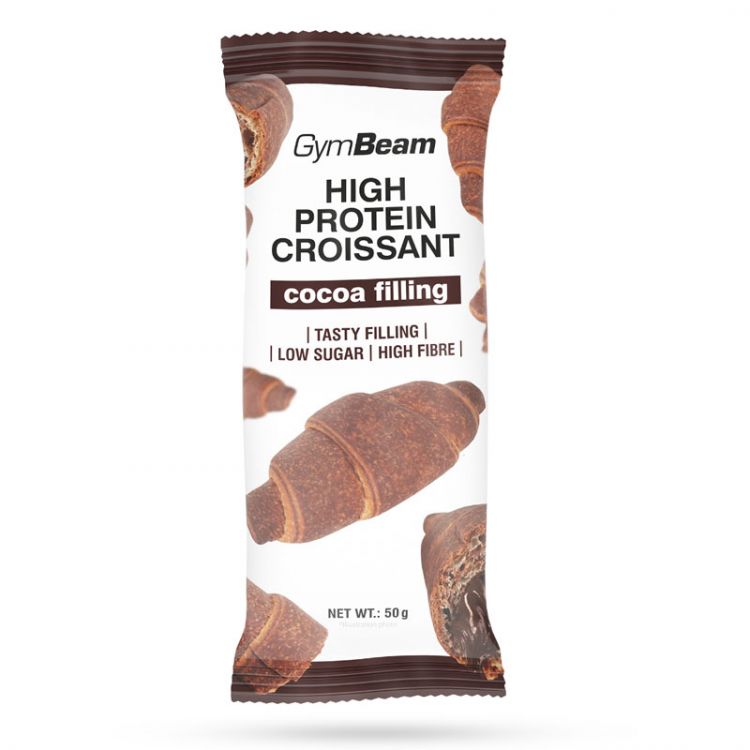 GymBeam Proteínový croissant s kakaovou náplňou 50 g