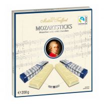 MaitreTruffout Mozart tyčinky biela čokoláda 200 g