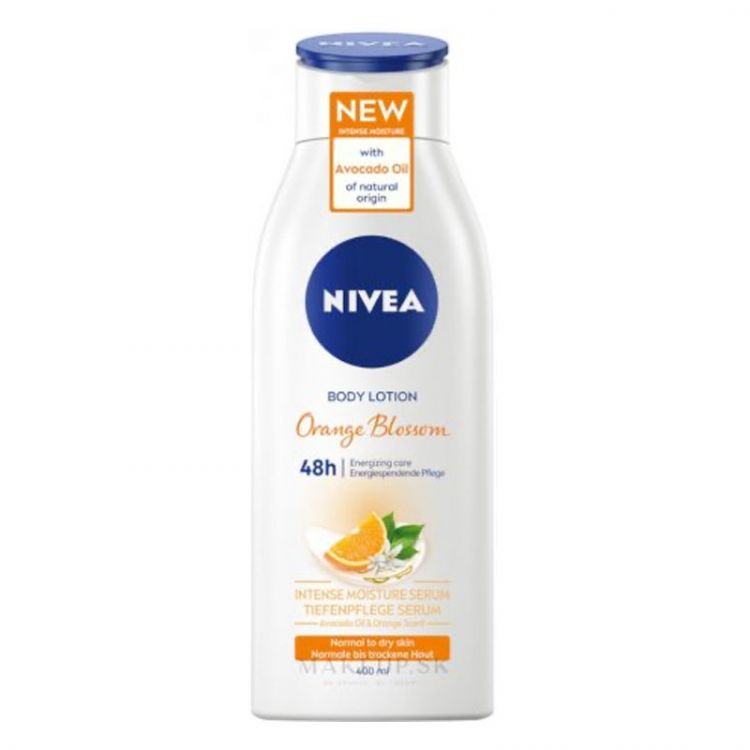 Nivea Telové mlieko Orange Blossom Avocado Oil&Orange 400 ml