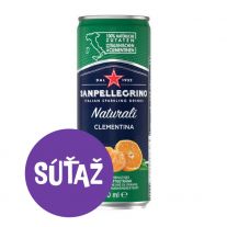 Sanpellegrino Zero broskyňa & mandarínka 0,33l