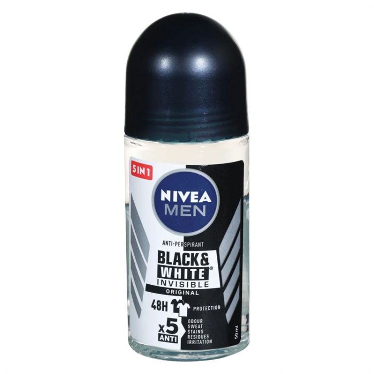 Nivea Roll on Men Black & White Invisible - Original - 50ml