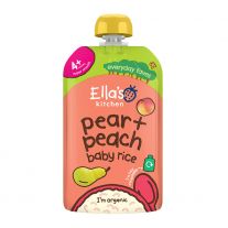 Ella's Kitchen BIO Detská ryža, hruška a broskyňa (120 g)