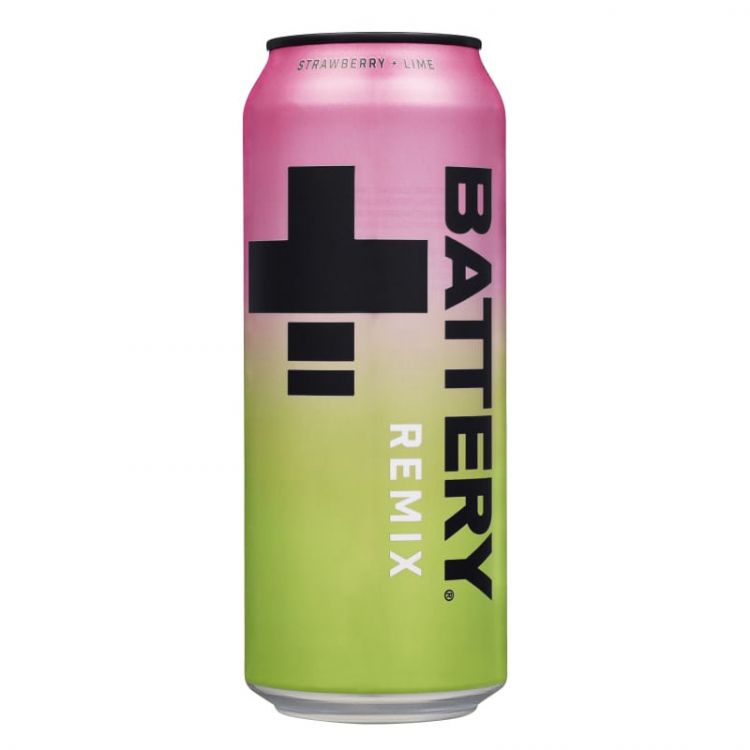 Battery REMIX Jahoda&Limetka 0,5l