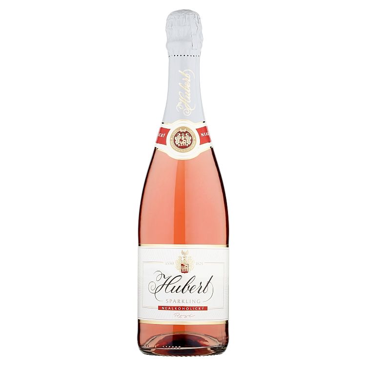 Hubert J.E. Šumivý nápoj nealkoholický rosé 0,75 l