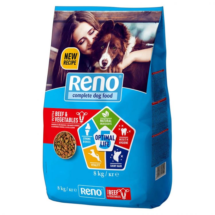 Reno Optimal granule pre psy Jahňacie s ryžou 8 kg