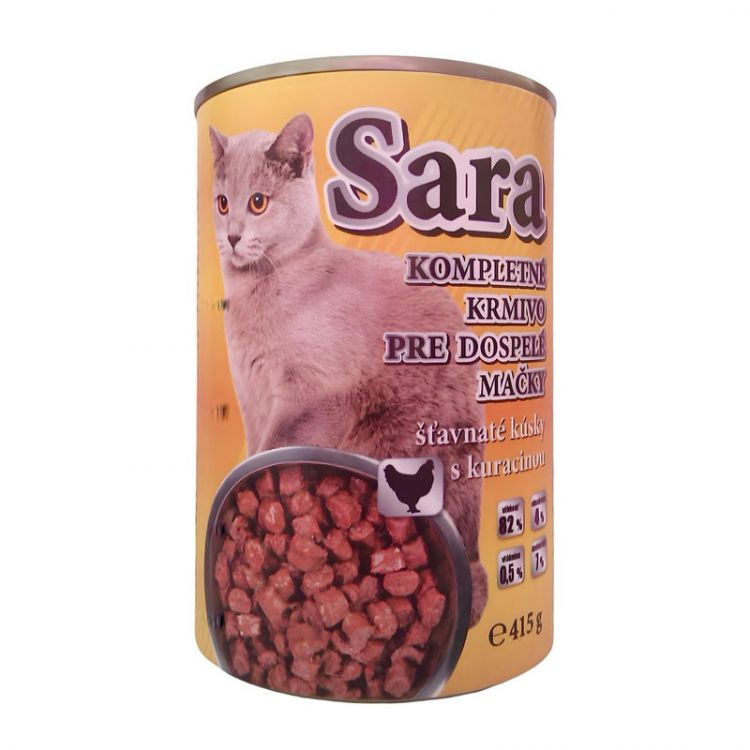Sara Kúsky Mačka  hydina 415g