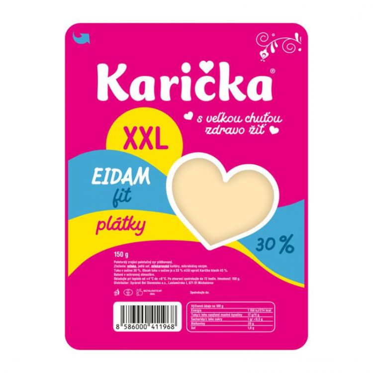 Karička Eidam plátky fit 30%  XXL 150g