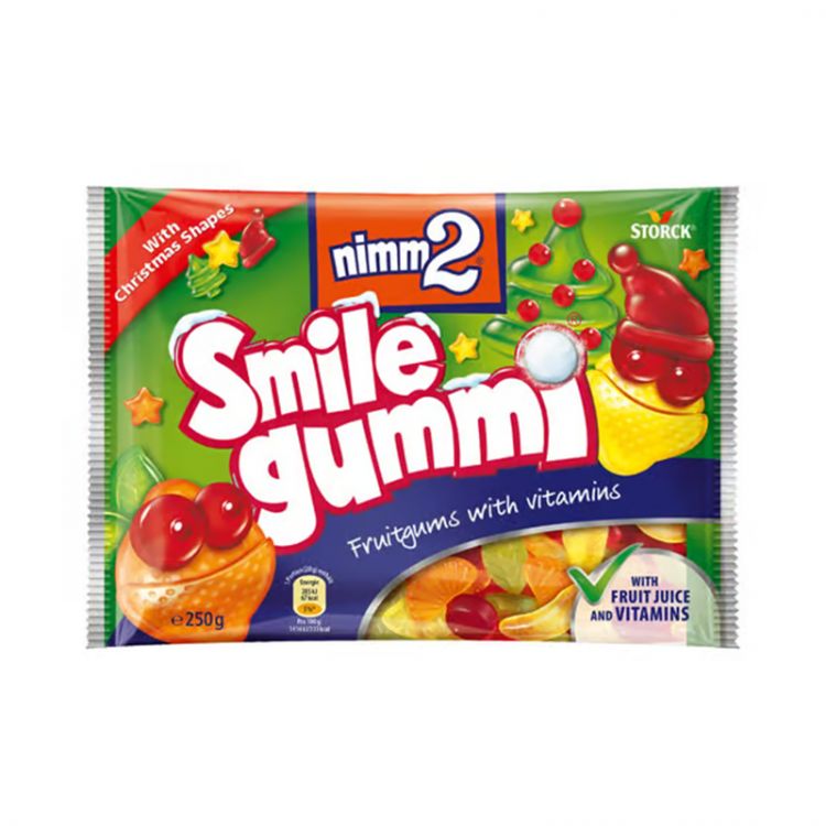 Nimm2 Smilegummi Vianočné tvary 250g