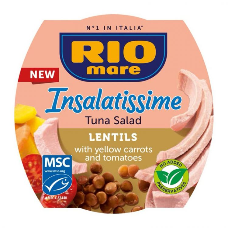 Rio Mare Tuniakový šalát so šošovicou 160 g