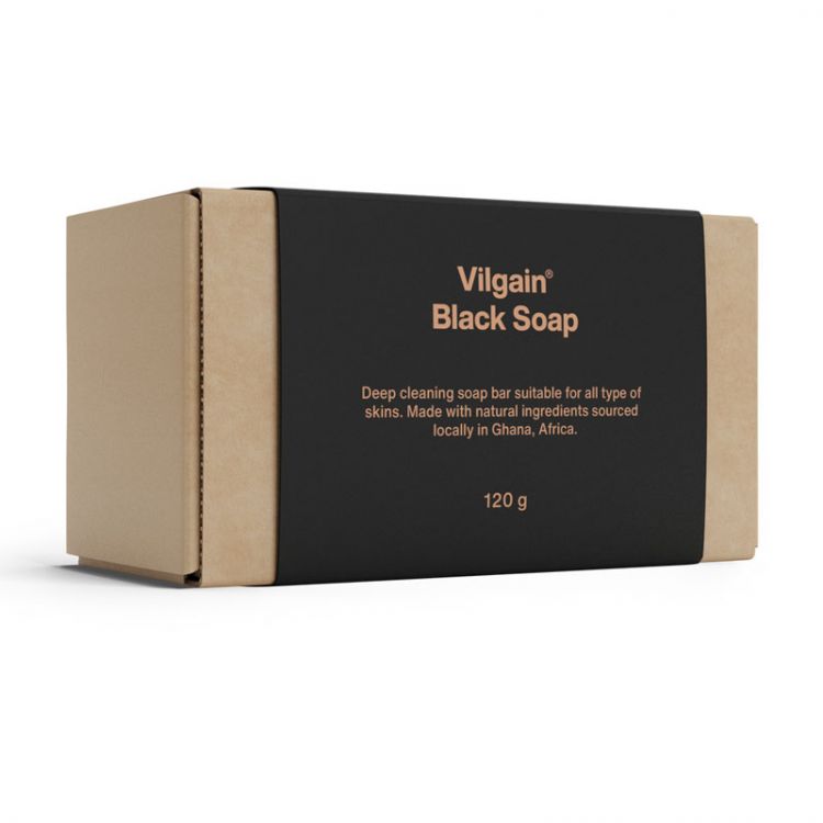Vilgain Čierne bambucké mydlo 120 g