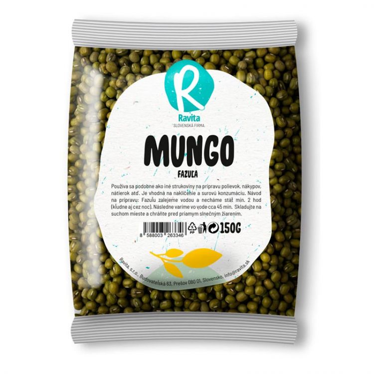 Ravita Strukoviny fazuľa Mungo 250g