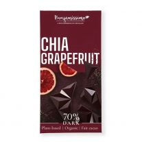 Benjamissimo Bio čokoláda horká Grep a Chia 70% 60g 