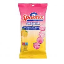 Spontex Sprint Citrus vlhčené obrúsky 40ks